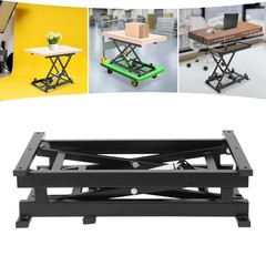 Electric Lift Table Single Scissor Lifting Platform 350lbs Remote Control NEW