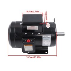 Agricultural Motor 3HP Single-Phase 1800RPM 184T TEFC 208/230V 60Hz 1-1/8In