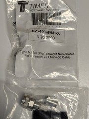 Type N Male (PLUG) STRAIGHT Non-Solder Pin Connector For LMR-400 Cable (NMX-X)