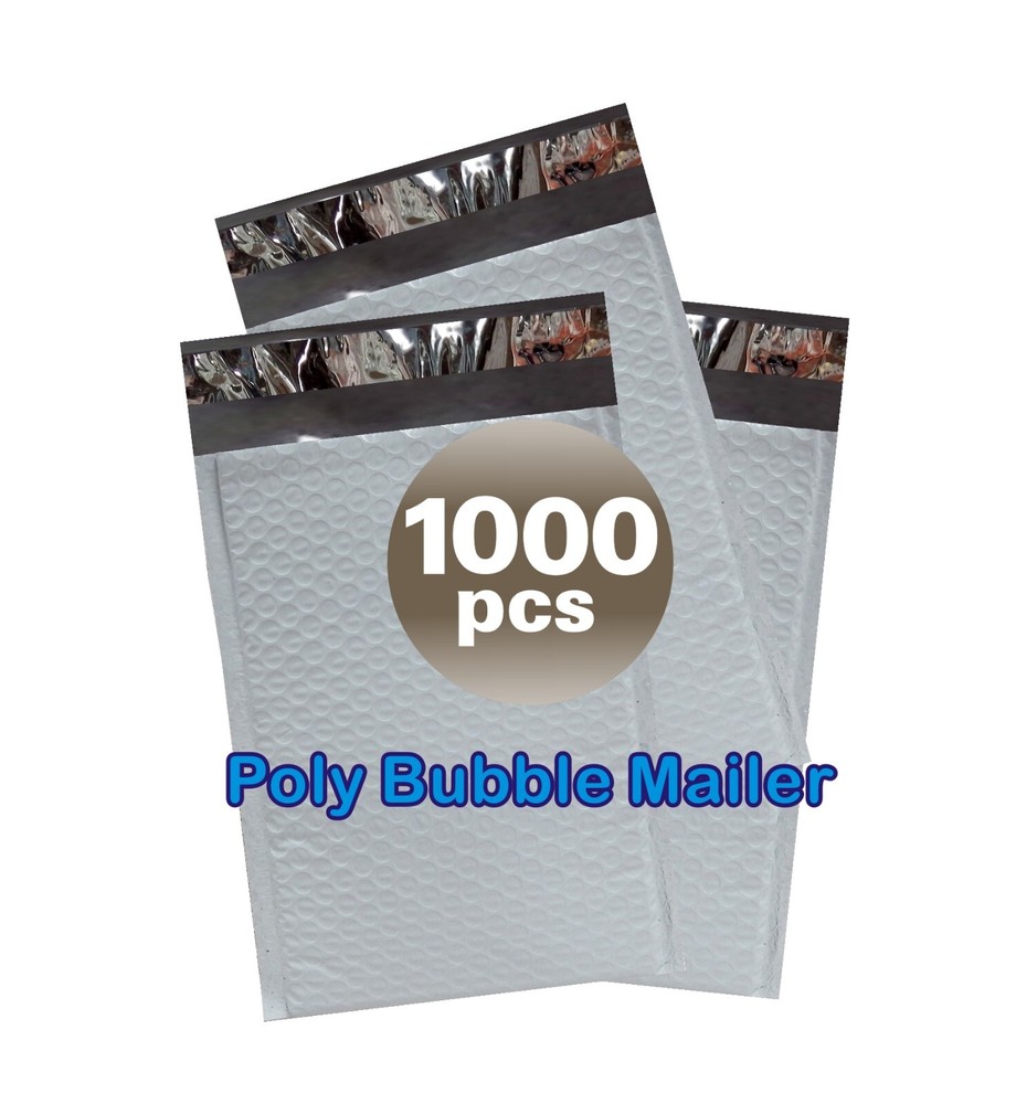 SuperPackage® 1000 #000 4 X 7 Poly Bubble Mailers Padded Envelopes