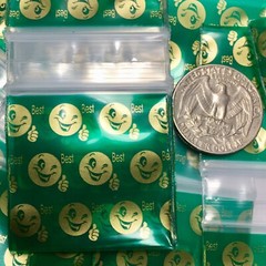 BaggiesSince1987 – 1515 Design Zip Bags 100PCS CASH ONLY on SILVER, READ DETAILS