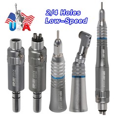 Dental Low Speed Straight/Air Motor/Contra Angle Handpiece 2Holes/4Holes