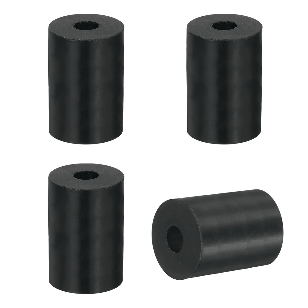 4Pcs Thick Rubber Spacer 1-3/16 Inch OD x 3/8 Inch ID x 2 Inch Thickness
