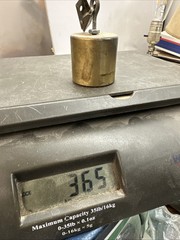 Ballast Weight Scale Weight Unique Precision Industries 360 grams TLT2037316-13