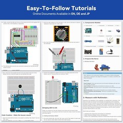 Arduino Starter Kit with Original Uno R3 RoHS Compliant 34 Projects Electronic