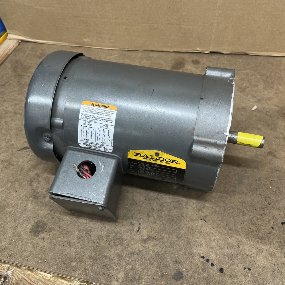 Baldor Reliance VM3542 34A63-883 AC Motor 3/4Hp 1725rpm 230/460V 3Ph 56C TEFC