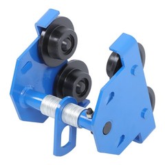 Alloy Steel I-Beam Trolley 1100lb/0.5t Double Wheel I-Beam Flange Width 55-135mm