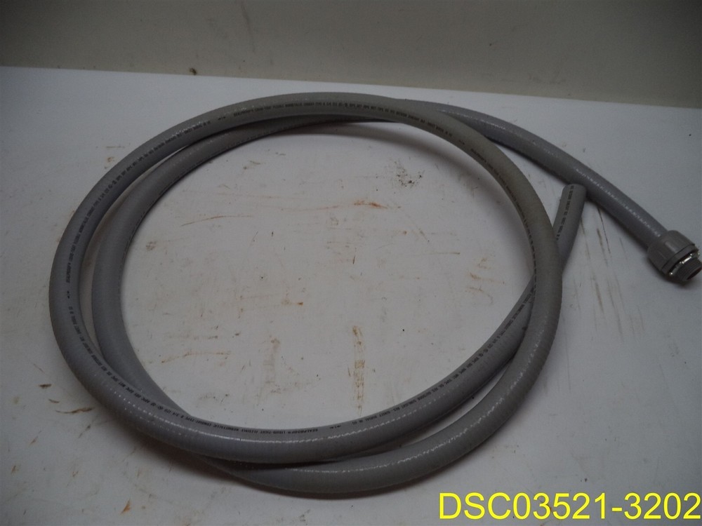 Qty = 20 ft (10ft x 2 Pieces) Sealproof 3/4″ Gray Liquid-Tight Conduit