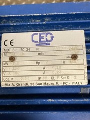 Liverani 2″ Tri-Clamp liquid transfer pump VBG 2 F D24.5 P90, VA-MAJOR