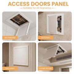 10 x 10 Inch White Aluminum Alloy Access Doors Panel Drywall Wall Ceiling