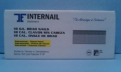 1 1/4″ Inch 18 Gauge Chisel Point Galvanized Finish Brad Nails 5,000 Box Count