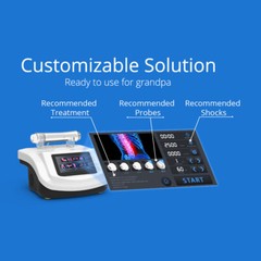 2026 Touch Screen Shockwave Therapy Machine For Muscle Pain Removal ED Treatment