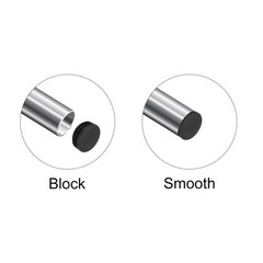 8pcs Round Plastic Hole Plugs 2 3/8 Inch (60mm) Black Insert Tubing End Cap