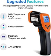 Digital Infrared Thermometer Temperature Gun Laser IR Cooking -58°F-842°F