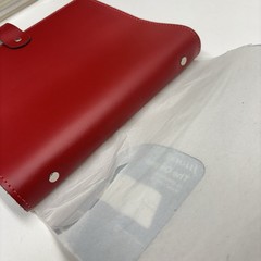 Filofax The Original A5 Leather Organiser Red Made in UK w/ Extras READ DESCRIP