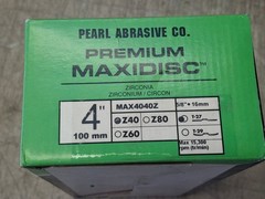 10-PK Pearl Abrasive MAX4040Z 4″ x 5/8″ Zirconia Premium Z40 Flap Disc MAXIDISC