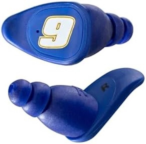 LIMITED High Fidelity Acoustic Filter Ear Plugs Hendrick Motorsports Car 9 Navy