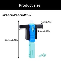 5/10/100pcs Quick Connector UPC Interfaces High Compatibility Plastic Housing