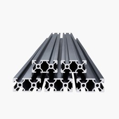Uimoso 5PCS 78.7 in T Slot 2040 Aluminum Extrusion Linear Rail, Anodized Finish