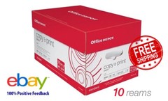 *NEW* Case Copy Printer Printing Paper 8 1/2 x 11 Letter Size 10 Reams 5000 Shts