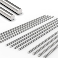 12Pcs 1/8 x 12in 304 Stainless Steel Round Rod, Metal Shaft, Stainless Steel Smo