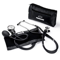 Blood Pressure Monitor Manual Aneroid Sphygmomanometer Stethoscope Black Sprague