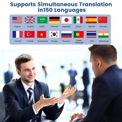 AI Translation Earbuds Real Time 144 Language Translator Earbuds for ALL iPhone