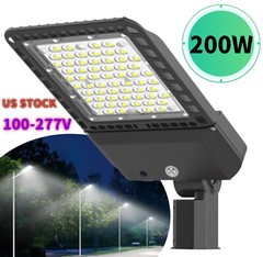 220V LED Parking Lot Light 200W LED Shoebox Light AC 100-277V with Slip Fitter