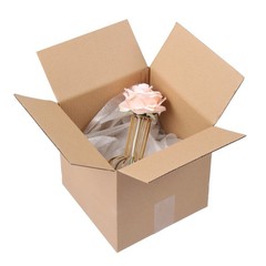 50 8x8x8 Brown/Kraft Corrugated Cardboard Shipping Boxes for Moving Recyclable