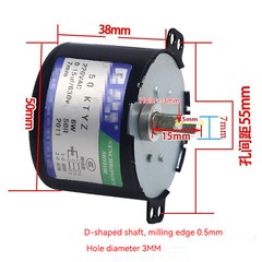 US stock Synchronous Motor 50KTYZ AC110V 120V 50/60Hz 100r/m CW/CCW 6W 0.7kgf.cm