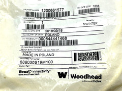 Woodhead Molex 1200661577 Male to Female 10m Length 888030S19M100