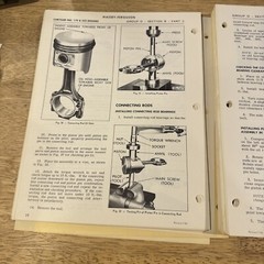 Vintage Massey Ferguson MF 300 Combine Service Manual 19966/1967