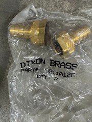 Lot of 20 Dixon 5911012C 5/8 Barb Hose Fittings, Garden, GHT 3/4in, 150 PSI