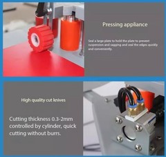 Compact Portable Home-Use Edge Banding Machine for Curved and Straight Edges