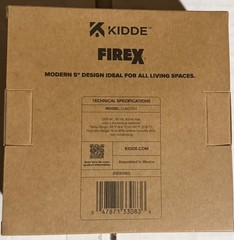 Kidde FireX CUACFEX Smoke + Carbon Monoxide Alarm – HardWired + AA (21033083)