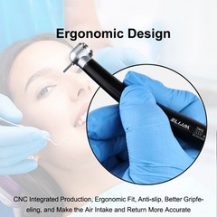 Dental High Speed Handpiece NSK Style Air Turbine 2/4 Hole Push Button Light Blu