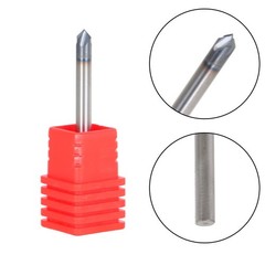 5 Pieces 1/8″ 4 Flute 90 Degree Carbide Chamfer Mill 1-1/2″ OAL – TiALN COATED