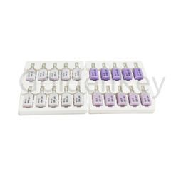 Low Transparency Dental Glass Ceramic Liithium Disslicate Blocks C14 CAD CAM