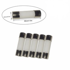 5Pcs 10x38mm 50A 380V 100KA Cylindrical Ceramic Fuses Link 50 amp RO15 RT14 RT18