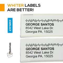 OfficeSmartLabels 1-1/8 x 3-1/2 inch Removable Address Labels, 12 Roll