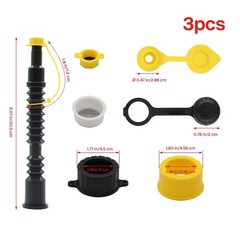 3* Replacement Spout with Vent Kit For Old Gas Can Fill Fuel Diesel Water Jug US