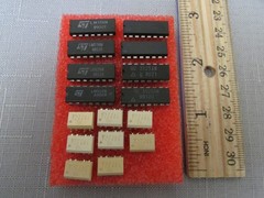 (16) Analog DIP Through Hole IC’s LM324N – UC3525AN – TLP250