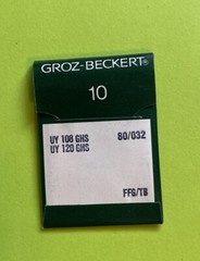 *NOS* UY108GHS-80/032-GROZ-BECKERT-SEWING NEEDLE (PK. OF 10) FREE SHIPPING*