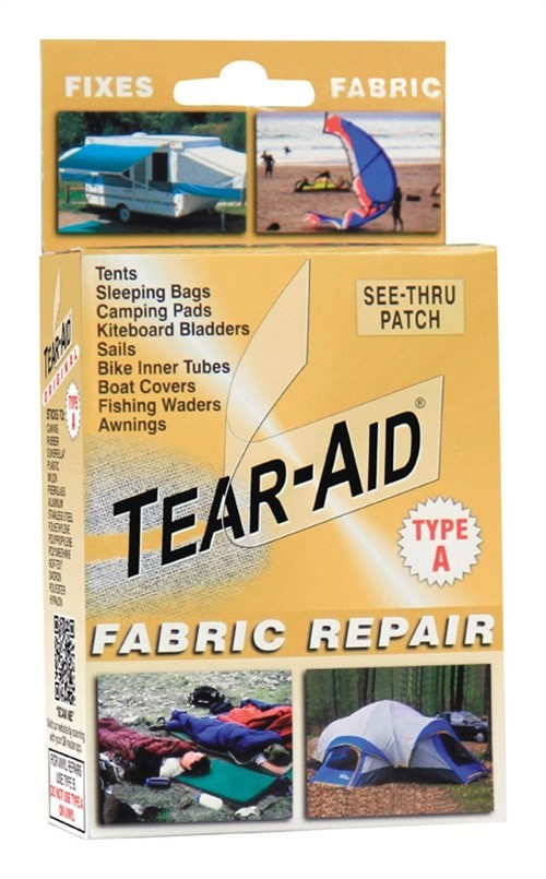 Tear-Aid D-KIT-A01-100 Type A Fabric Repair Patch Kit 3 x 5-1/2 x 1-1/4 in.