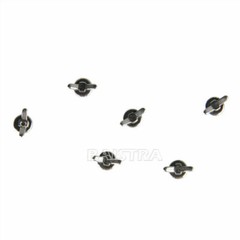 12Types Dental Orthodontic Lingual Buttons Bondable Round/Rectangular Mesh Base