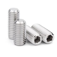 M5 M6 M8 A2 Stainless Steel Flat Point Grub Screws Allen Socket Bolts DIN 913