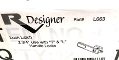 NEW Lot of 7 RV Designer L663 T And L Handle Cam Lock Repl. Cylinder 2-3/4″ 255G
