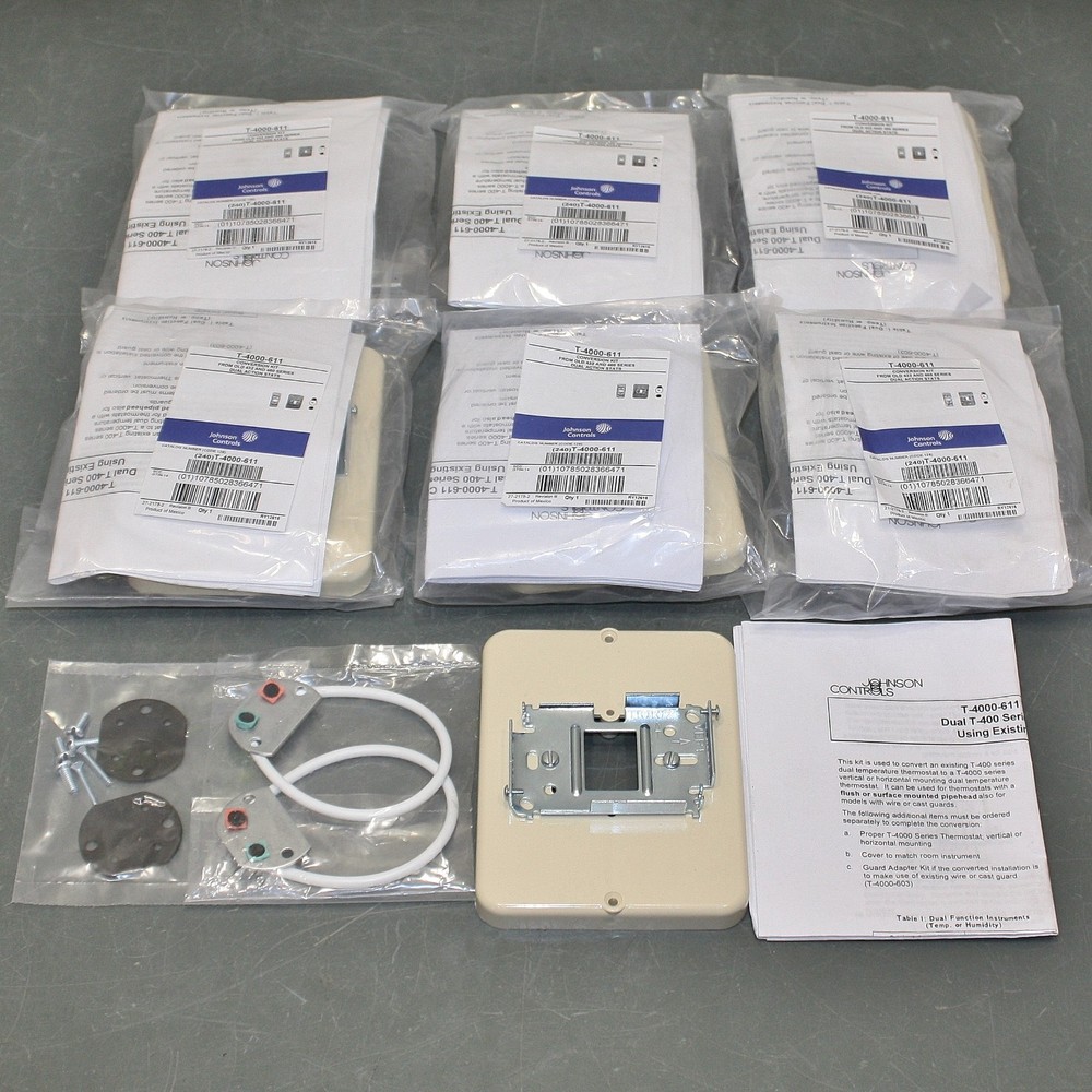 (7) Pneumatic Pneumatic Thermostat Conversion Kits T-4000-611, 25 psi, Beige