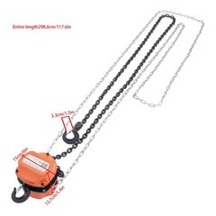 1/2 Ton Chain Hoist – 1100lbs Capacity 10FT G80 Manual Hand Chain Block