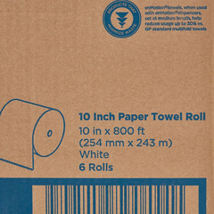 Georgia-Pacific enMotion 10″ Paper Towel Roll 89460, 800 Feet per roll , 6 Rolls